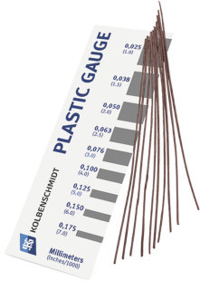 Plastigage Ersatz &quot;Plastic Gauge&quot; PKW Messbereich  0,025 - 0,175 mm